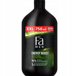 Fa Men Sport Energy Boost żel pod prysznic z formułą 3w1 o zapachu guarany i żeń-szenia 750ml