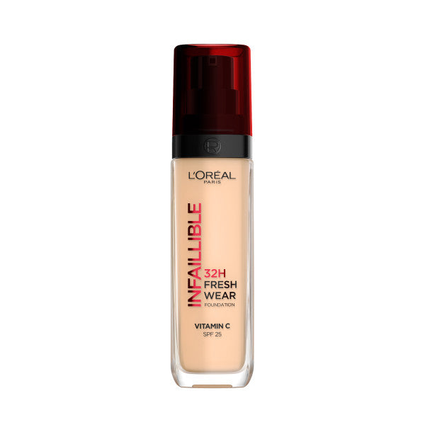 L'Oreal Paris Infaillible 32H Fresh Wear Foundation długotrwały podkład do twarzy 100 Warm Dore 30ml