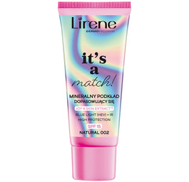 Lirene It's a Match! mineralny podkład dopasowujący się SPF15 Natural 002 30ml