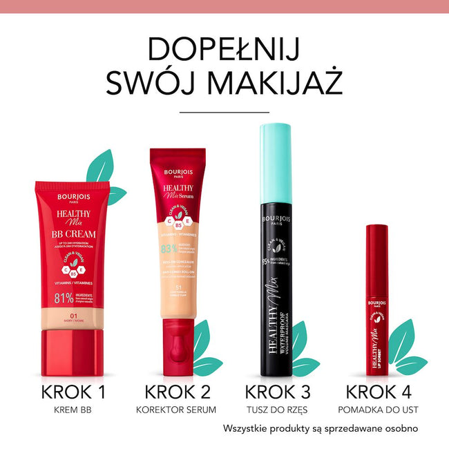 Bourjois Healthy Mix kryjący krem BB z kompleksem witamin 02 Vanilla 30ml