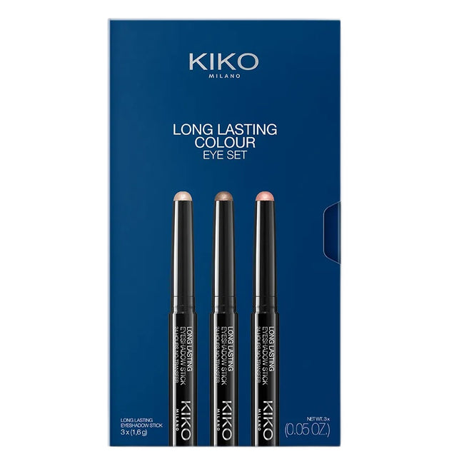 KIKO Milano Long Lasting Colour Eye Set zestaw cieni do powiek w sztyfcie 3x1.6g