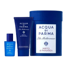 Acqua di Parma Blu Mediterraneo Mirto Di Panarea zestaw miniatura wody toaletowej 5ml + żel pod prysznic 20ml