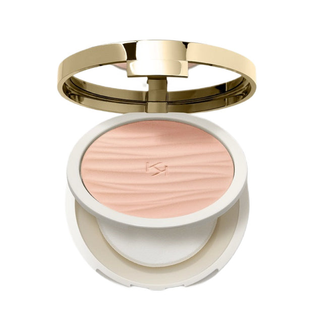 KIKO Milano Gold Reflections Summerproof Powder Foundation SPF50 matujący podkład w pudrze 04 Warm Rose 9g