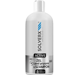 SOLVERX Active żel pod prysznic i szampon 2w1 dla mężczyzn 400ml