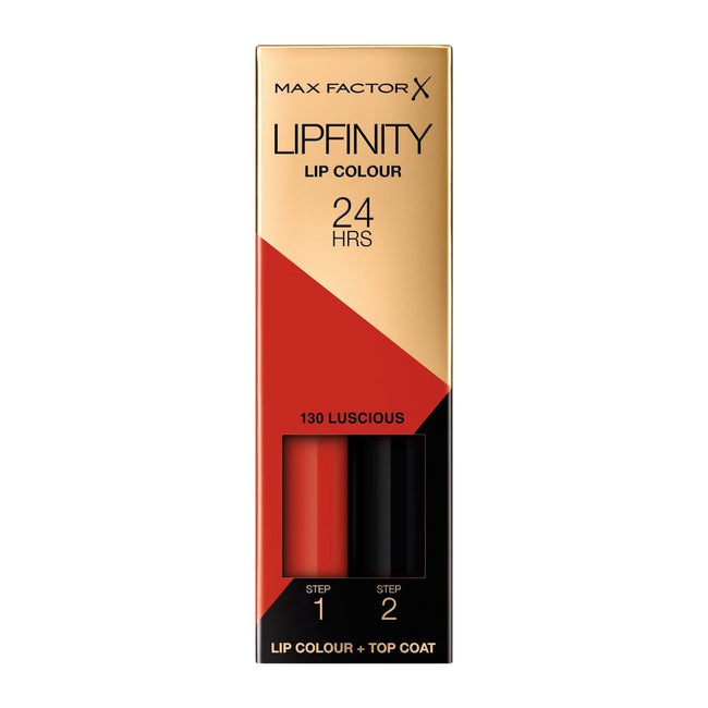 Max Factor Lipfinity Lip Colour dwufazowa pomadka w płynie o długotrwałym efekcie 130 Luscious