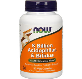 Now Foods 8 Billion Acidophilus & Bifidus suplement diety 120 kapsułek