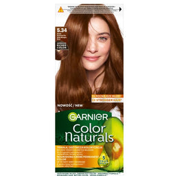 Garnier Color Naturals odżywcza farba do włosów 5.34 Złocisty Kasztanowy Brąz