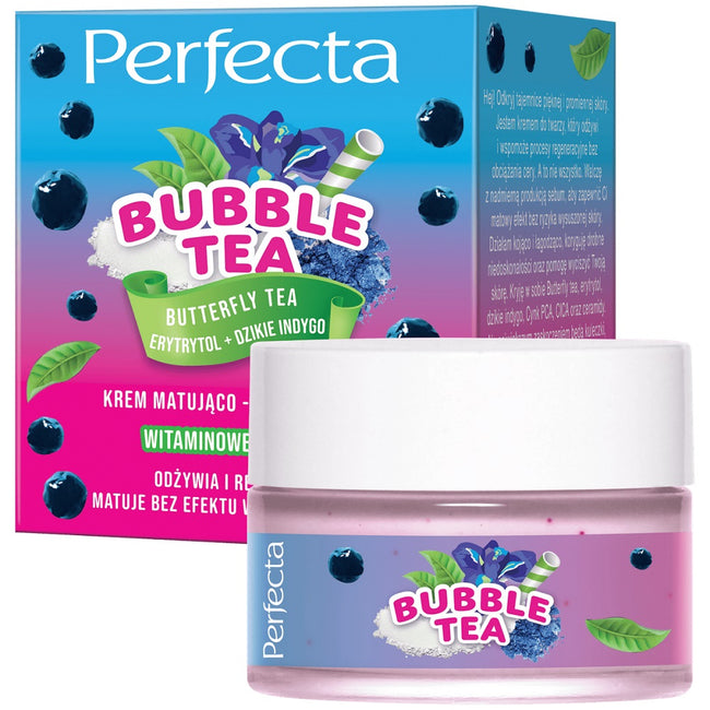 Perfecta Bubble Tea krem matująco-regenerujący Butterfly Tea 50ml