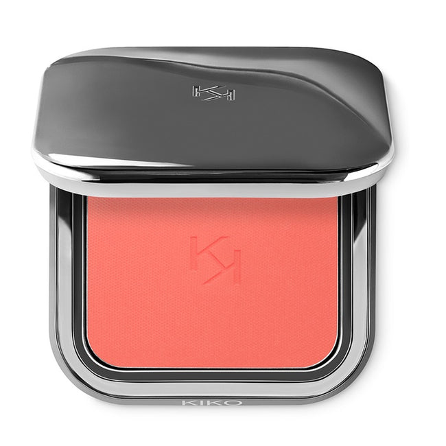 KIKO Milano Unlimited Blush róż w pudrze o wysokiej trwałości umożliwiający stopniowanie efektu 02 Natural Tangerine 6g