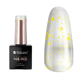 Silcare maniMORE DOT top coat do paznokci Yellow 10g