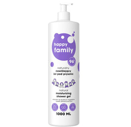 HAPPY FAMILY Naturalny nawilżający żel pod prysznic 1000ml