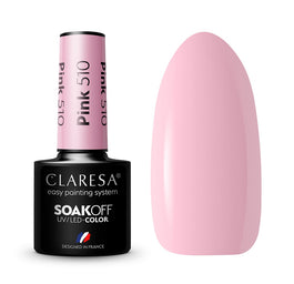 Claresa Soak Off UV/LED Pink lakier hybrydowy 510 5g