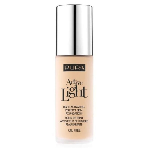 Pupa Milano Active Light Perfect Skin Foundation SPF10 beztłuszczowy podkład do twarzy 002 Ivory 30ml