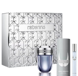 Paco Rabanne Invictus zestaw woda toaletowa spray 100ml + dezodorant spray 150ml + miniatura wody toaletowej spray 10ml