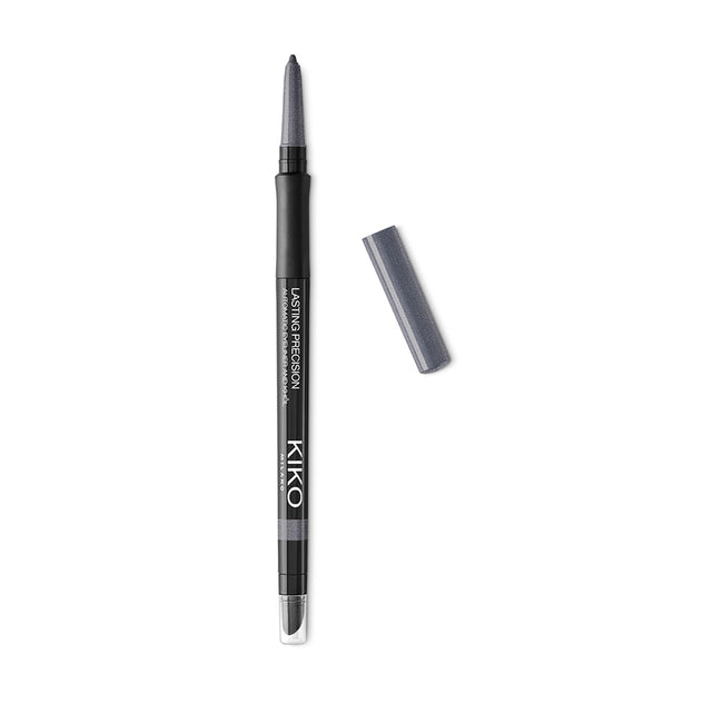 KIKO Milano Lasting Precision Automatic Eyeliner And Kajal kredka do oczu 15 Satin Steel 0.35g