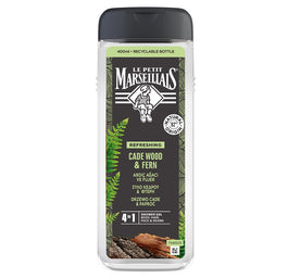 Le Petit Marseillais Nature For Men żel pod prysznic 4w1 Drzewo Cade & Paproć 400ml