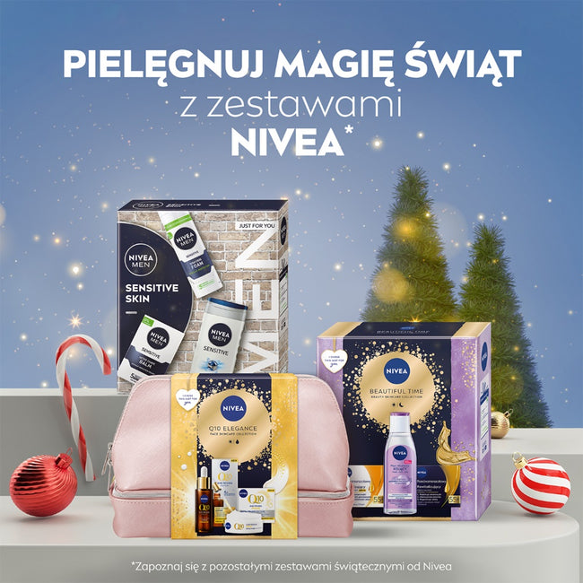 Nivea Q10 Power Effect zestaw przeciwzmarszczkowy krem na dzień 50ml + przeciwzmarszczkowy krem pod oczy 15ml