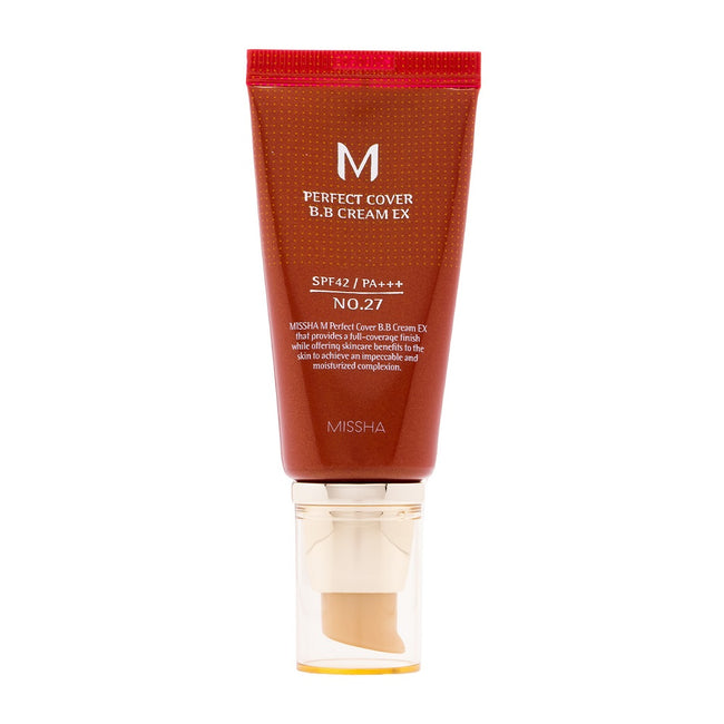 Missha M Perfect Cover BB Cream SPF42/PA+++ wielofunkcyjny krem BB No.27 Honey Beige 50ml