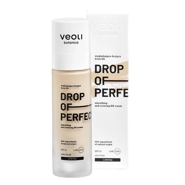 Veoli Botanica Drop Of Perfection SPF20 wygładzająco-kryjący krem BB o lekkiej formule 1.0 N Fair 30ml