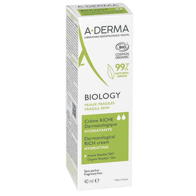 A-Derma Biology nawilżający krem do twarzy 40ml