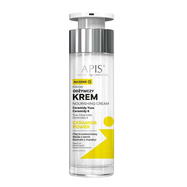 APIS Ceramide Power zestaw odżywczy krem na dzień 50ml + odbudowująca maska na noc 50ml