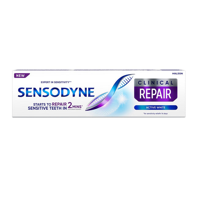 Sensodyne Clinical Repair Active White wybielająca pasta do zębów z fluorkiem 75ml