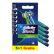 Gillette Blue II Plus Slalom jednorazowe maszynki do golenia dla mężczyzn 6szt