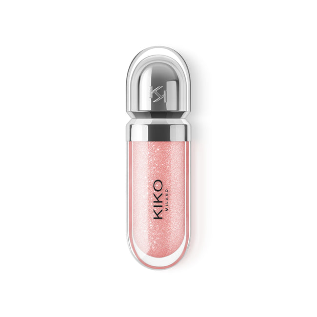 KIKO Milano 3D Hydra Lipgloss zmiękczający błyszczyk do ust z efektem 3D 04 Pearly Peach Rose 6.5ml