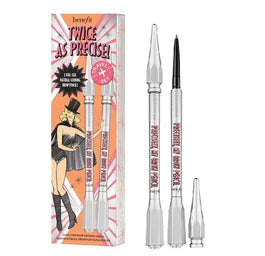 Benefit Twice As Precise! My Brow Pencil Duo zestaw kredek do brwi 4 Warm Deep Brown 2x0.08g