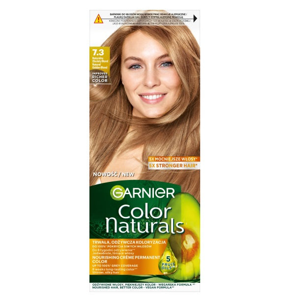 Garnier Color Naturals odżywcza farba do włosów 7.3 Naturalny Złocisty Blond