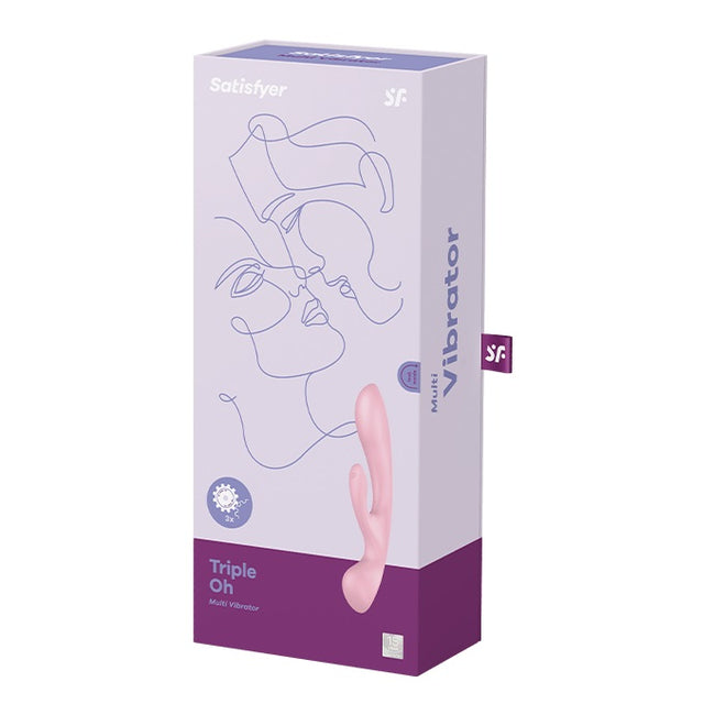 Satisfyer Triple Oh wielofunkcyjny wibrator Light Pink