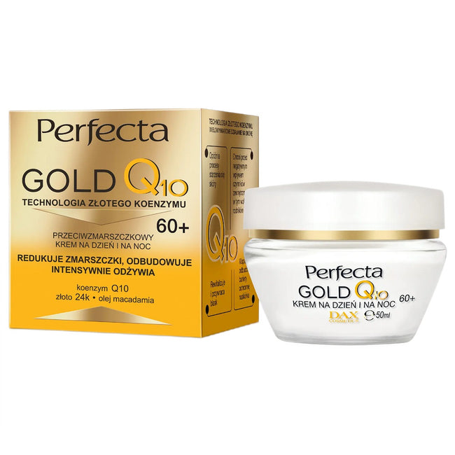 Perfecta Gold Q10 przeciwzmarszczkowy krem na dzień i na noc 60+ 50ml