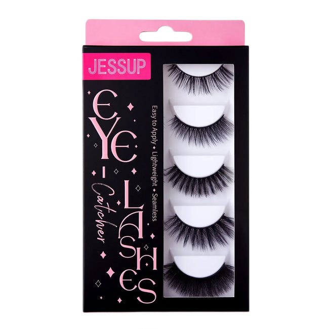 JESSUP False Eyelashes sztuczne rzęsy na pasku 5 par