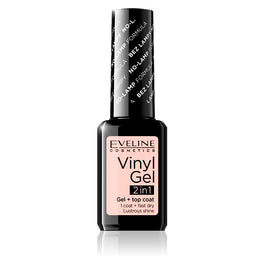 Eveline Cosmetics Vinyl Gel winylowy lakier do paznokci+top coat 2w1 202 12ml