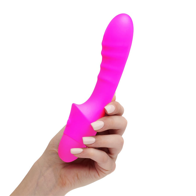 So Divine Pash Ribbed Vibrator żebrowany wibrator punktu G Pink