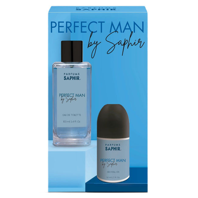 Saphir Perfect Man zestaw woda perfumowana spray 100ml + dezodorant w kulce 50ml