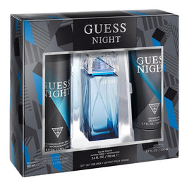 Guess Night Men zestaw woda toaletowa spray 100ml + żel pod prysznic 200ml + dezodorant spray 226ml