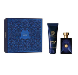 Versace Pour Homme Dylan Blue zestaw woda toaletowa spray 50ml + żel pod prysznic 100ml