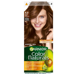 Garnier Color Naturals odżywcza farba do włosów 4.3 Złoty Brąz