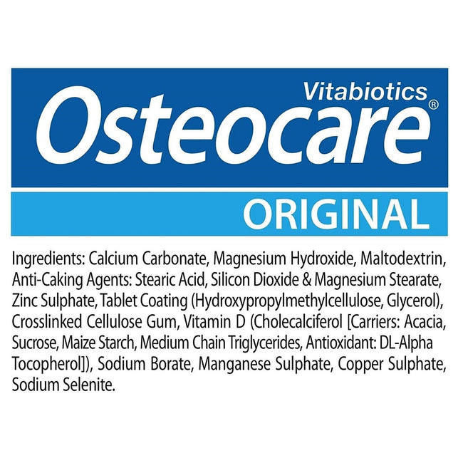 Vitabiotics Osteocare Original suplement diety na zdrowe kości 90 tabletek