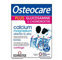 Vitabiotics Osteocare Plus Glucosamine & Chondroitin suplement diety z glukozaminą i chondroityną wspierający zdrowie kości 60 tabletek