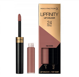 Max Factor Lipfinity Lip Colour dwufazowa pomadka w płynie o długotrwałym efekcie 160 Iced