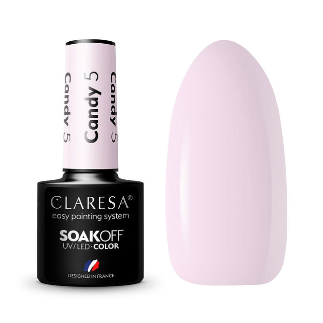 Claresa Soak Off UV/LED Candy lakier hybrydowy 5 5g