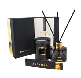 Sorvella Perfume Istanbul zestaw dyfuzor zapachowy 120ml + świeca zapachowa 170g + zapałki