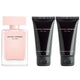 Narciso Rodriguez For Her zestaw woda perfumowana spray 50ml + balsam do ciała 50ml + żel pod prysznic 50ml