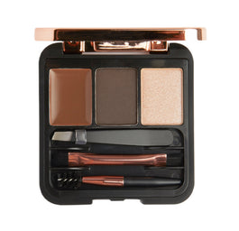 Makeup Revolution Brow Sculpt Kit zestaw do stylizacji brwi Dark Brown