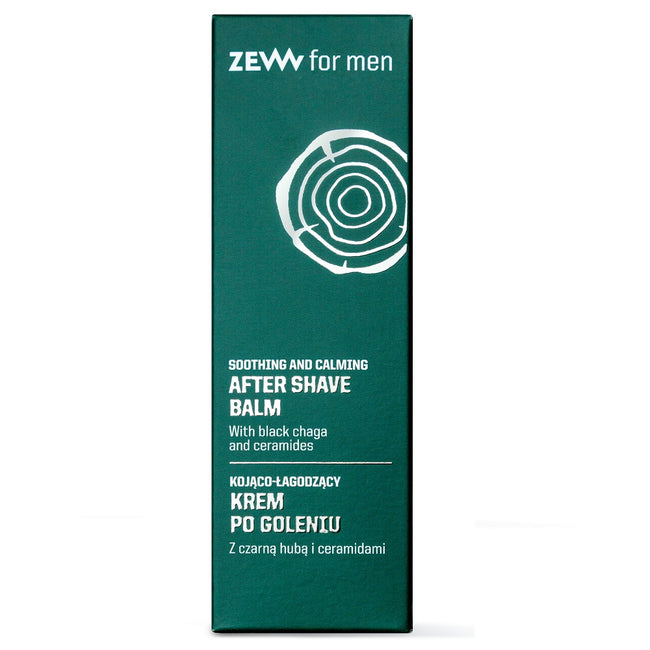 Zew For Men Kojąco-łagodzący krem po goleniu z czarną hubą i ceramidami 80ml