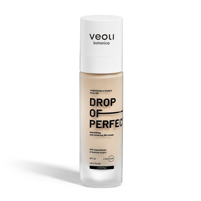 Veoli Botanica Drop Of Perfection SPF20 wygładzająco-kryjący krem BB o lekkiej formule 1.0 N Fair 30ml