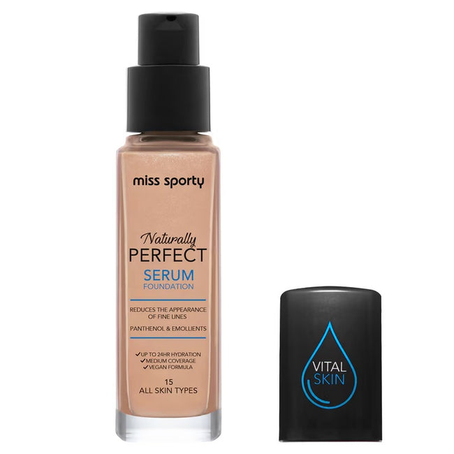 Miss Sporty Naturally Perfect nawilżający podkład serum 15 30ml