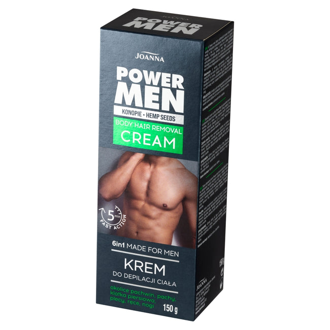 Joanna Power Men krem do depilacji ciała 150g